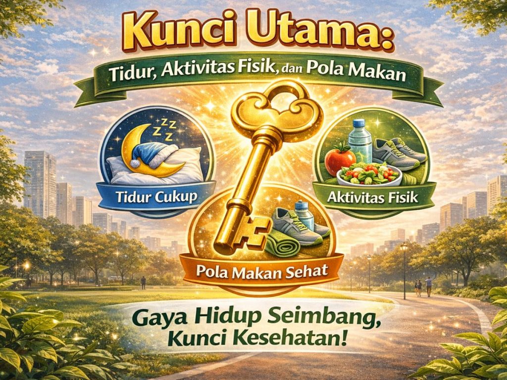 Kunci Utama: Tidur, Aktivitas Fisik, dan Pola Makan
