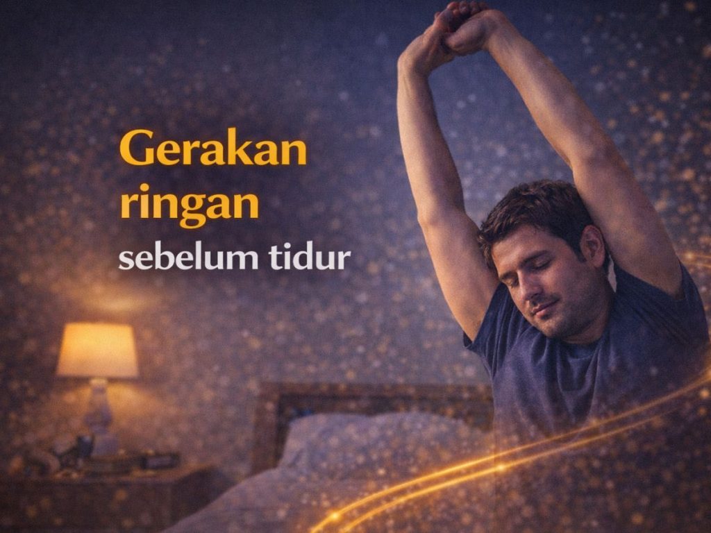 Gerakan ringan sebelum tidur