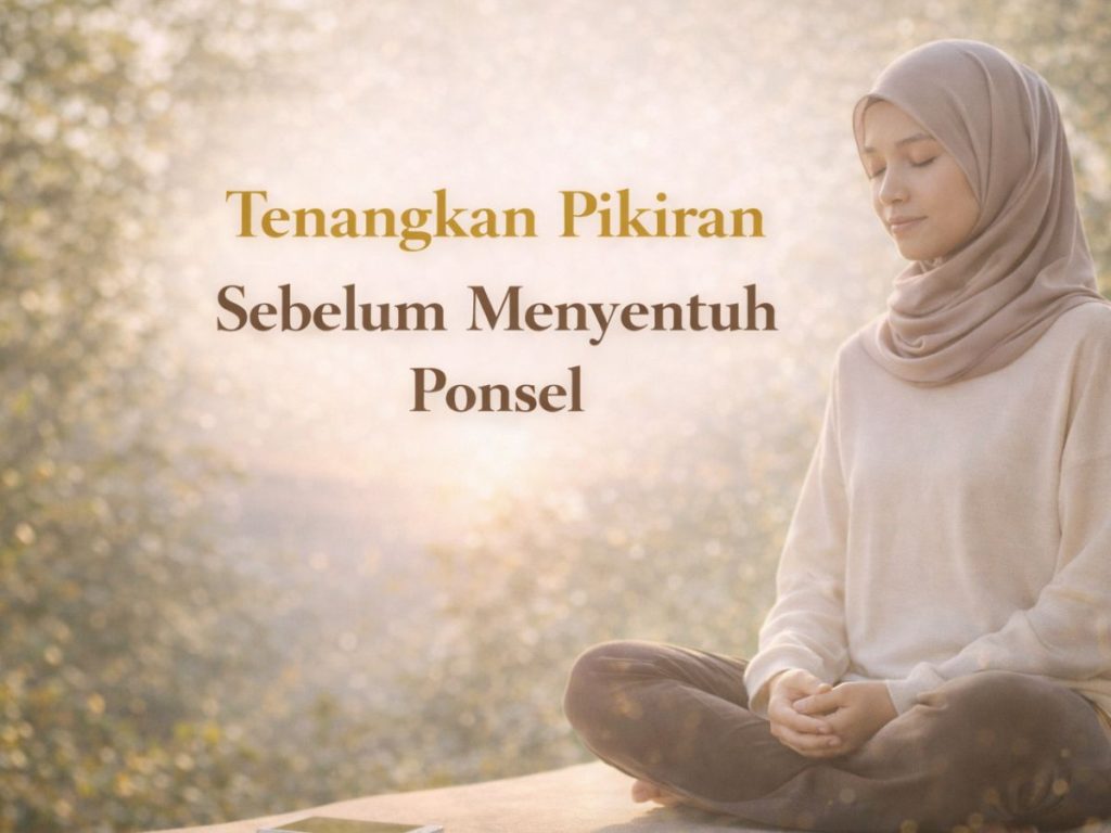 Tenangkan Pikiran Sebelum Menyentuh Ponsel
