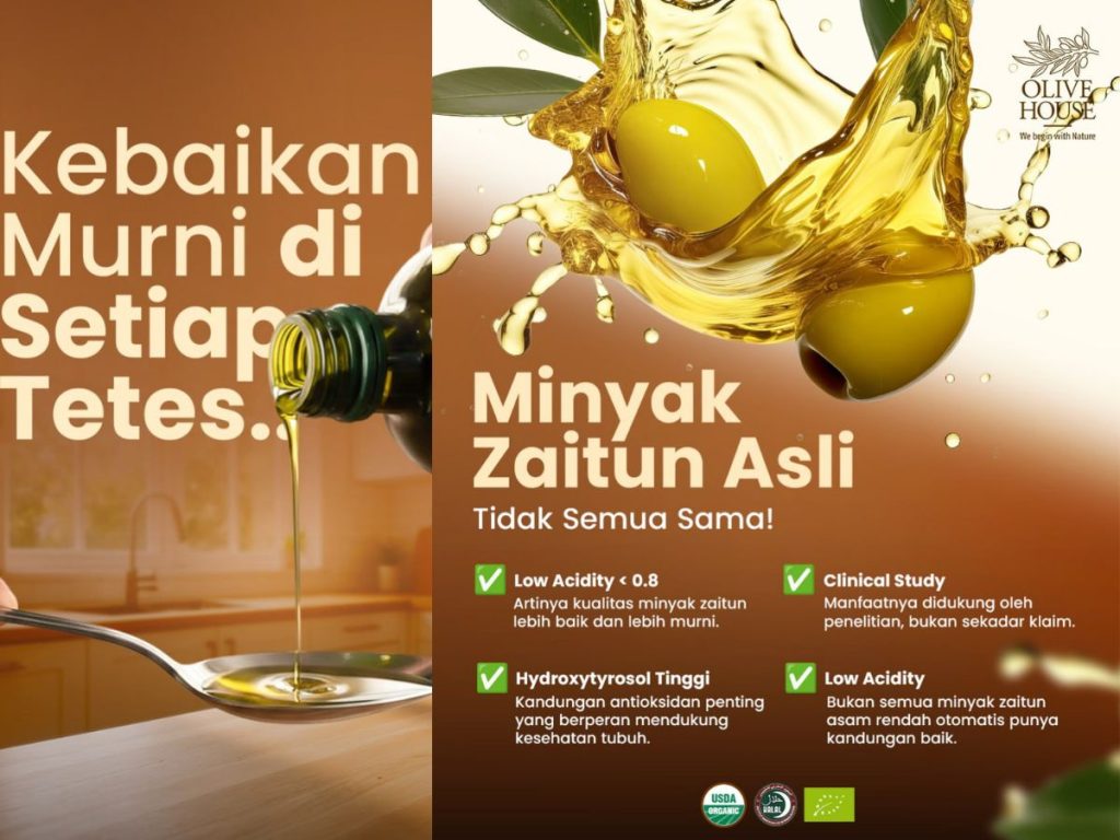 minyak zaitun dengan lemon